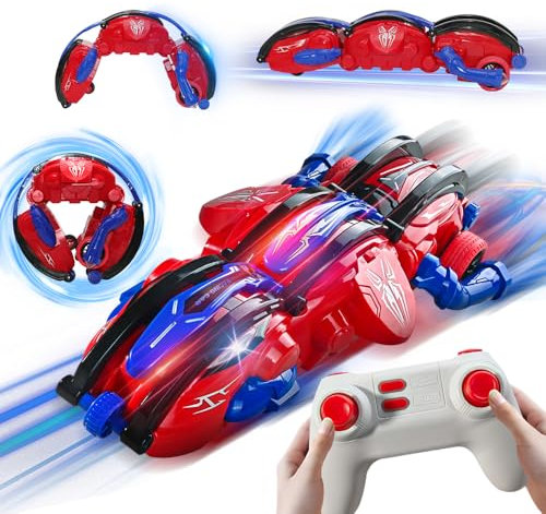 3T6B Ferngesteuertes Auto, Drift Car Spielzeug 4WD 2,4 GHz 360° Drehung Ferngesteuertes Auto, LED Ferngesteuerte Schlange Auto Kinder ab 3 4 5 6 7 8 9 10 11+ Jahre