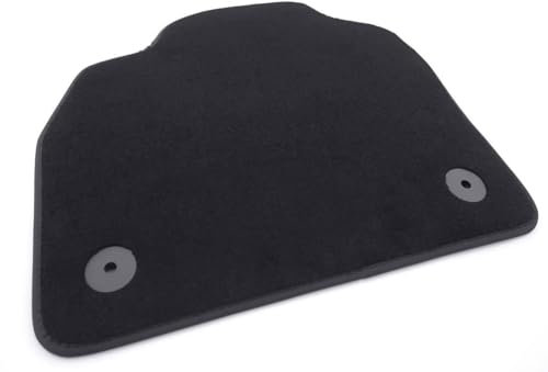 Fußmatte kompatibel mit Seat Arona (Fahrermatte) Velours Matte Fahrerseite in Original Qualität Automatte Vorn, Schwarz