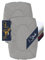 Marie´s Home Juego de 2 fundas de almohada para cojín cervical, funda de almohada para cojín cervical, funda de almohada ajustable y funda de almohada 1627.2372, S (30-35 x 45-50 cm), color plateado