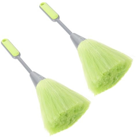 SECFOU 2pcs Microfibre Keyboard Brush Cleaner Dust Remover for Computer Home Office