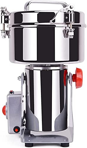 TRJHKMJVV Electric Grain Grinder 1500G Electric Grain Mill Swing Type High Speed ??Stainless Steel Grain Grinder Mill to Grind Various Cereal Grain Powder,Spices