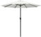 Yaheetech Parasol de Jardin Extérieur Parasol Inclinable 327 cm avec 8 Baleines Cadre en Métal Protection Solaire pour Jardin Terrasse Patio Piscine Plage Balcon Crème