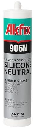 Neutraler Silikon Transparent – UV-beständig, Schimmelresistent, Wasserdicht – Dichtstoff für Bad, Küche, Fenster & Bau – 310 ml (1)