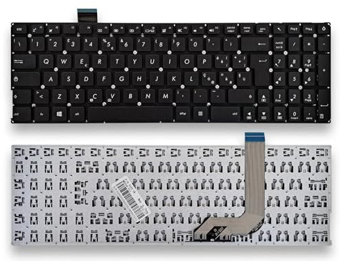 TECLADO PARA PORTÁTIL ASUS VivoBook X542B, X542BA, X542BP, X542U, X542UA, X542UF, X542UN, X542UQ, X542UR, FL8000, A580U, F580U, P/N: V143362HX1 | 0KNB0-61 17IT000. OKN1-261IT21 (idioma italiano)