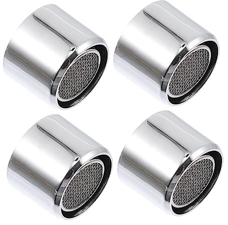 DIYEAH 4 PièCes Robinet aéRateur Filtre À ÉVier Mousseur Lavabo 20Mm Filetage Femelle RéDucteur De DéBit ÉConomie D'Eau Anti-ÉClaboussures Cuisine Et Salle De Bain