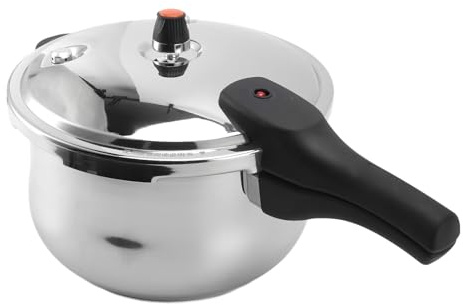 Luocute Pentola a Pressionista in Acciaio Inossidabile, Pentole e Padelle a Induzione da 7l 9l, Pentola a Pressionista un Vapore per Piano Cottura 80kpa Valvola Limitato di (7L)