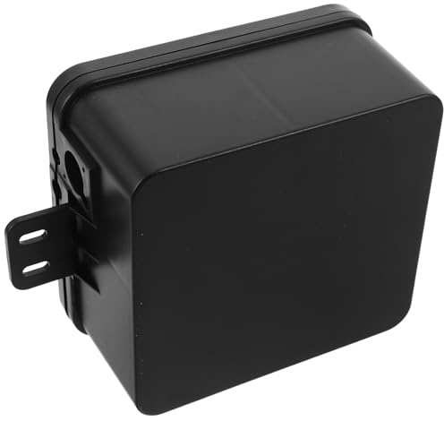 Homoyoyo Battery Box Battery Case for Electric Wheelchair Side-mount Plastic 25.00x16.50x8.80cm Black 12a Ventilated Weather Resistant Insulated Cable Channels for Mobility Scooters