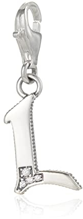 Thomas Sabo Damen Charm-Anhänger L Buchstabe Charm Club 925 Sterling Silber 1592-643-21