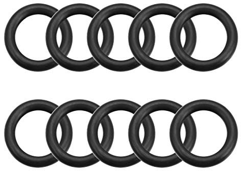 sourcing map 10 Stück Dichtung O Ringe 20mm AD 13,8mm ID 3,1mm Breite Nitrilkautschuk Metrische Dichtungsringe NBR-Gummi Unterlegscheiben für Wasserhahn Leitungen Öl Säure Beständig Rohr