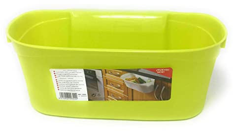 Cesta recogedora para cocina PlasticForte verde