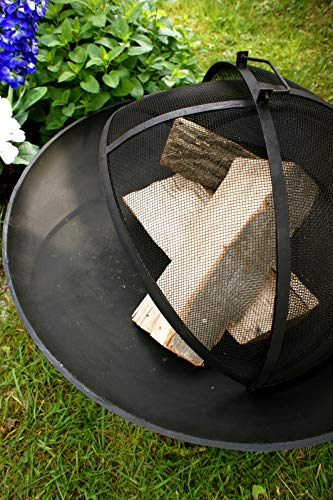 Antikas - Funkenschutz - Haube f Feuerschale, Spritzschutz für Lagerfeuer gegen Funkenflug