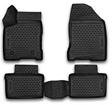 Element 3D Gummimatten Passgenaue Fußmatten Lada Vesta 2015-4tlg