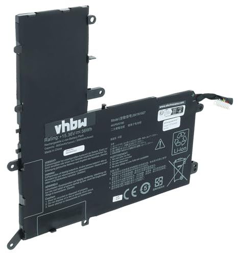 vhbw Akku kompatibel mit Asus ZenBook Flip 15 UX562FA-AC033T | UX562, UX562FA-AC025R, UX562FA Notebook (3500 mAh, 15,36 V, Li-Polymer)