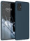 kwmobile Hülle kompatibel mit Samsung Galaxy A71 Hülle - weiches TPU Silikon Case - Cover geeignet für kabelloses Laden - Heidelbeerblau