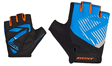 Ziener Kinder Cull Fahrrad-/Mountainbike-/Radsport-Handschuhe | Kurzfinger - atmungsaktiv/dämpfend, Persian Blue, M