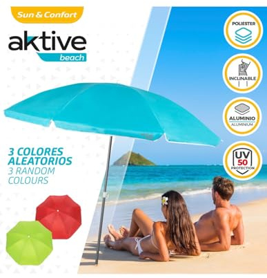 Intex Parasol D200 Tube Alu 22/25-Polyester Uv50+ 3/S - Aktive