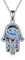 URONE Hamsa Hand Halskette Sterling Silber Böses Auge Fatima Anhänger Halskette Abalone Muschel Schutz Amulett Schmuck Geschenk für Frauen