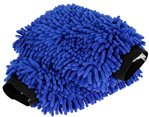 Guanto in microfibra per auto – cura delicata auto e moto – guanto morbido per vernice, vetro, specchi, dilettanti e cerchioni – accessori per la pulizia