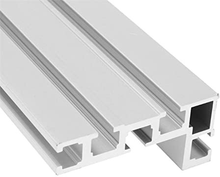 400-1200mm Miter Gauge Fence 75 Type T-Slot Aluminium Fence for Table Saw and Woodworking Workbench DIY Modification