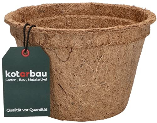 KOTARBAU® Pot de fleurs en fibre de coco 12 x 19,5 cm