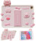 QoKcoahn Jolie coque pour iPad mini 6 (8,3), motif dessin animé 3D cochon rose avec support réglable, coque de protection en silicone souple pour enfants, filles et femmes