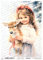 Josys Bastelmärchen Reispapier A4 Strohseide Weihnachten Vintage Engel Engelchen Kind Rehkitz RE5943