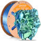ERYONE High Speed Filament Silk Dual Color 1.75mm +/- 0.03mm, 3D Printing PLA Pro Filament Fit Most FDM Printer, 1kg (2.2LBS) / Spool,Blue & Green