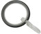 GARDINIA Anelli per tende con inserto scorrevole e ganci per tende, serie Sol, Per Ø 16-20 mm, metallo, nichel nero, 10 pezzi