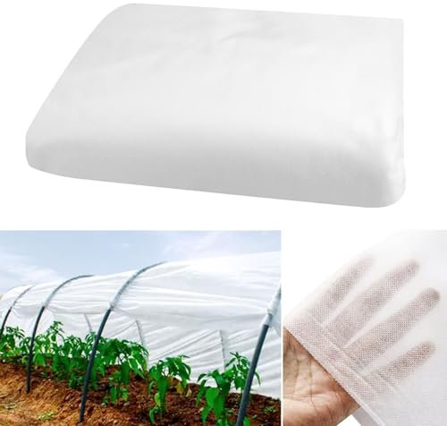 Senders Garden Fleece Frost Protection 40gsm Horticultural Fleece for Plants Plant Fleece Frost Protection Non-Woven Fabric Garden Winter Fleece Frost Covers, 2m x 10m