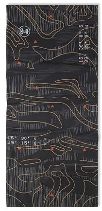 BUFF®| Schlauchschal CoolNet UV® Junge Mädchen Flexibel, UPF50-Schutz, leicht, dehnbar, recyceltes Material, Sport, Sommer, Einheitsgröße, Gris Fonce