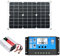 Kit pannello solare - Regolatore di carica solare con pannello solare da 18 W 12 V |. Invertitore di potenza portatile da 300 W, di energia solare - Generatore solare da 300 W con presa da 220