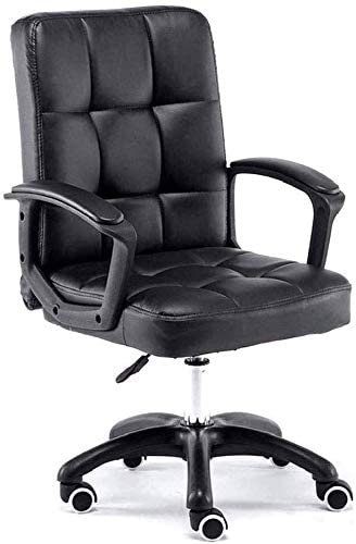 SnamicE Chaise de Bureau Chaise de Bureau d'ordinateur Chaise de Bureau exécutive pivotante Chaise de Jeu inclinable Chaise de Bureau Ergonomique en Cuir PU Chaise d'ordinateur d,