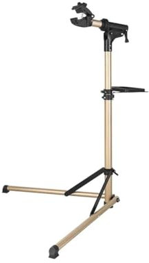 MegLob Bike Repair Stand, Aluminum Alloy Bike Mechanics Workstand, Height Adjustable Bike Maintenance Rack, Bike Work Stand with Magnetic Tool Tray, Foldable Bike Work Stand for Home, Shops