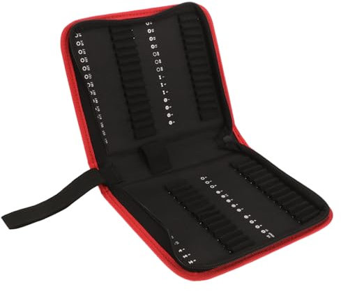 Veemoon Drill Bit Case Holder Small Storage Bag Tool Organizer for Diy Projects