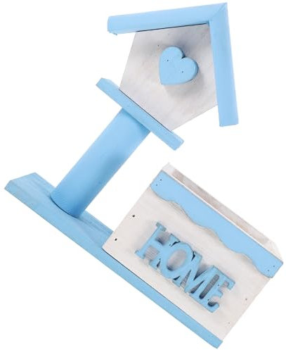 FONDOTIN Kleiner Holzkasten Für Künstliche Pflanzen Rustikaler Blumentopf Mit Sukkulenten-Dekoration Für Innenräume Und Garten Für Home Deko Und