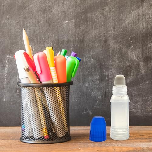 Colla Liquida Trasparente da 60 ml con Applicatore Antispreco Pratica da Usare per Scuola Ufficio e Lavoretti Facile da Impugnare Ideale per Puzzle, Collage Carta e Progetti Creativi