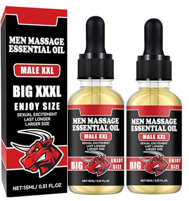 Massage Öl Flüssig Sex,Penismassage ätherisches Öl,Männliche Leistungsverstärker,Schnellere Vergrößerung für Mann Potenz Wachstum Öl (2)