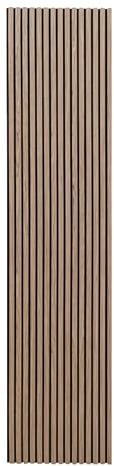 Vivodo Akustikpaneele | Farbe: Walnuss | Wandpaneele in verschiedenen Formaten | Deko Wohnzimmer | Wanddeko in Holz | Akustik Paneele Wand | Lamellenwand (240 x 60 cm - 4 Stk.)