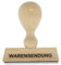 Holzstempel WARENSENDUNG (60x10 mm - 1 Zeile)