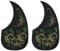 Dilwe 2 Stück Gitarre Pick Guard, Selbstklebende Drop-Form Schlagbrett für 40 41 Folk Gitarre