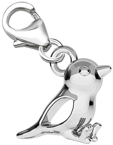 FANTASTIC NAILS COSMETIC COLLECTIONS Damen Vogel Charm Anhänger echt 925 Sterling Silber K516o +V2