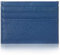YEHMAN Porte Carte Bleu en Cuir de Vachette véritable 7 emplacements Carte de crédit Minimaliste Ultra Plat pour Veste, Pantalon …