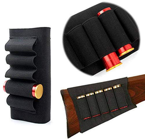 Gexgune Butt Stick Fucile a Pompa Fucile a Pompa Fucile da Caccia Cartuccia per proiettili Supporto per Munizioni 12G 12 Calibro / 20G Sport all'aperto