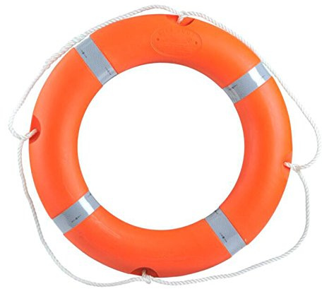 MiDMarine 2.5kg Large Size 72cm, UK MCA Approved Lifebuoy Ring