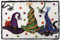 ZFFLYH Latch Hook Kits, Latch Hook Rug Kit for Adults Kids Halloween Hat Latch Hook Kits with Printed Canvas 52X38cm/20.5 Inch X15 Inch