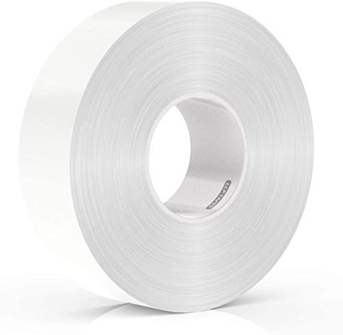 LLPT Nastro biadesivo per moquette bianca 4 cm x 17 m Tappetino adesivo rimovibile di diverse dimensioni Pavimenti in legno Tappetino per scale (CT152)