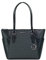 Michael Kors Charlotte Large Top Zip Tote (black sig)