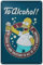 Sarcarse The Simpsons Vintage Metall Blech Homer Beer Poster Retro Duff Schild Custom Metallschild Bar Cafe Restaurant Home Decor 20,3 x 30,5 cm