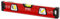 STIER Premium Wasserwaage, mit Magnet und drei Libellen, 400 mm, 0,5 mm/m, vertikal und horizontal messen, Spiegel-Lotlibelle, präzise Messung, Aluminiumlegierung, doppelt gefräste Oberfläche