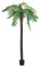 vidaXL Palmier Phoenix Artificiel avec Pot Plante Artificielle Fausse Plante Décoration Salon Extrée Salle de Séjour Bureau Intérieur 305 cm Vert